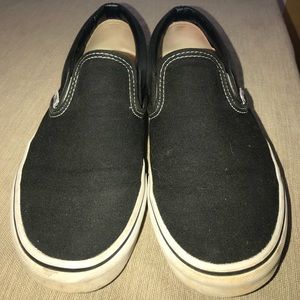 Black Slip on Vans